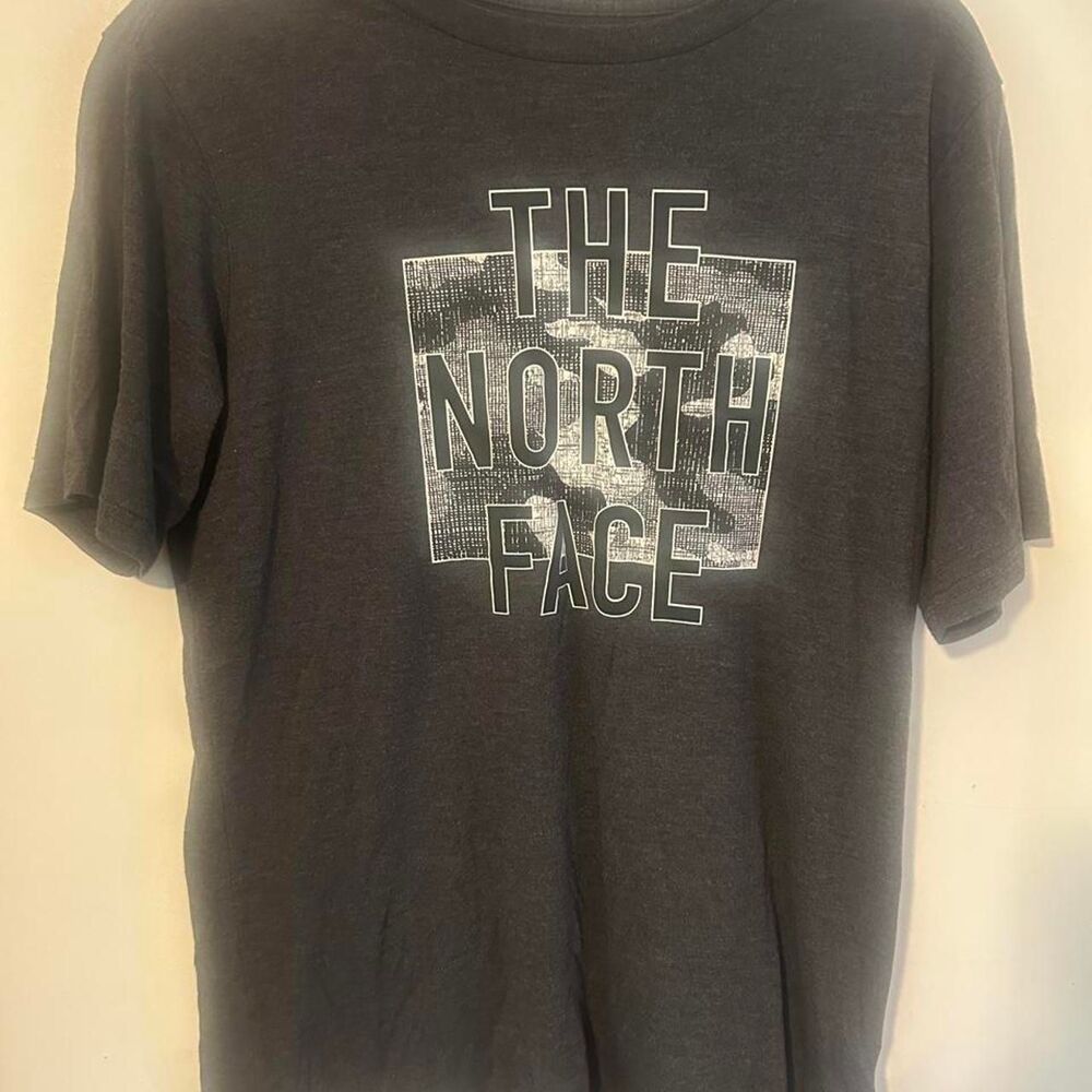 The-north-face Men's Grey and Black T-shirt